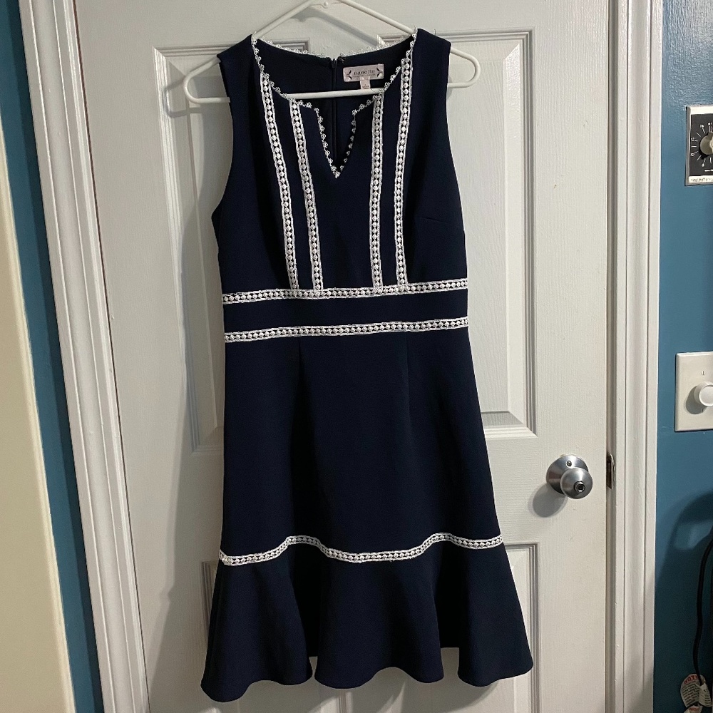Nane Dress Petrol Blue
